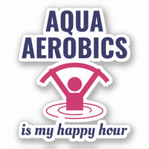 Sticker Aquatique Aérobic Exercice aquatique Fitness