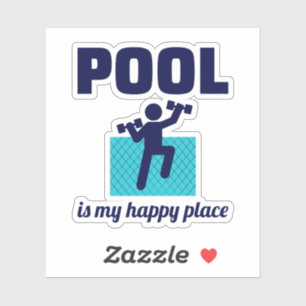 Sticker Aquatique Aérobic Exercice aquatique Fitness