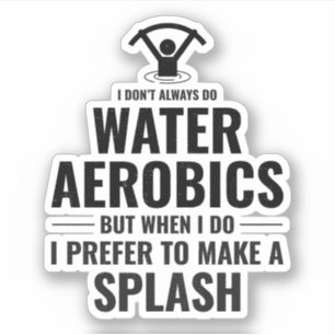 Sticker Aquatique Aérobic Exercice aquatique Fitness