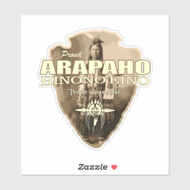 Sticker Arapaho (flèche) (Feuille)