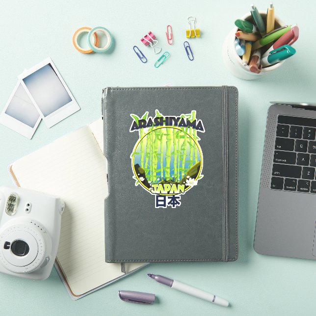 Sticker Arashiyama Japon logo voyage (Couverture iPad)