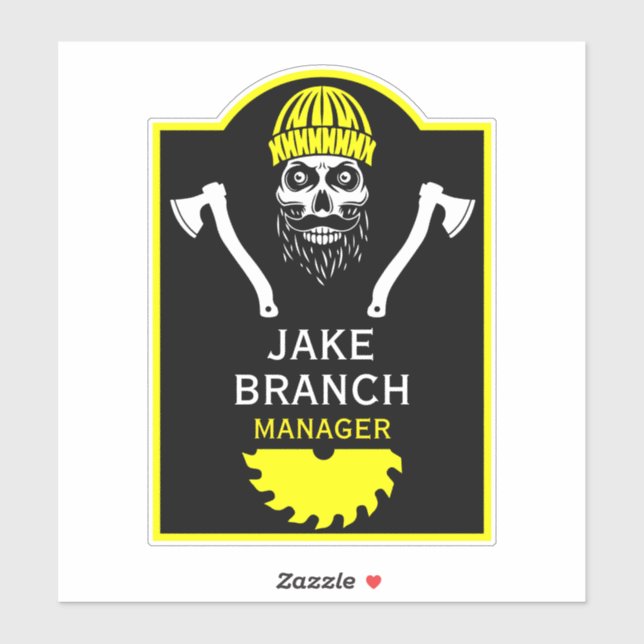 Sticker Arboriste Tree Surgeon (Feuille)