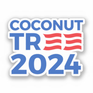 Sticker Arbre de noix de coco 2024