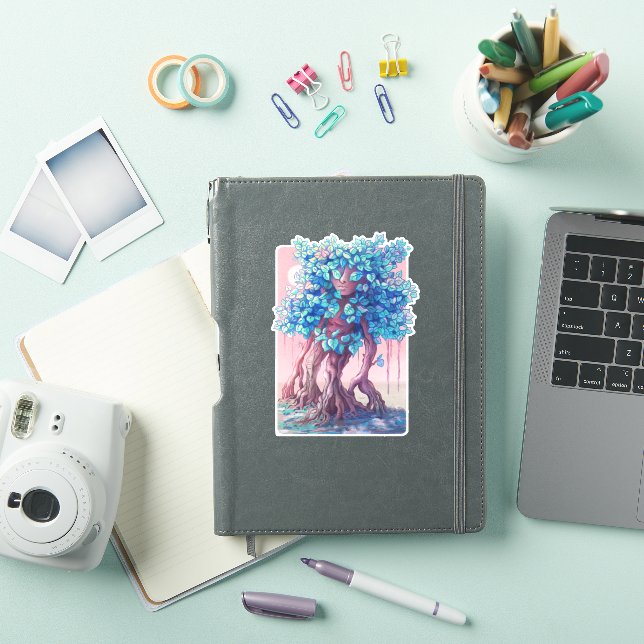Sticker Arbre Girl Surreal (Couverture iPad)