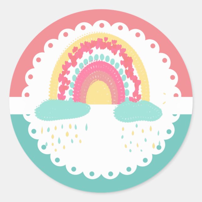 Sticker Arc-en-ciel pour fruits de Tootsie (Devant)