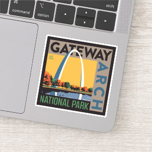 Sticker Arche de passerelle   St. Louis, Missouri