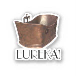 Sticker Archimède Baignoire Classic Rond