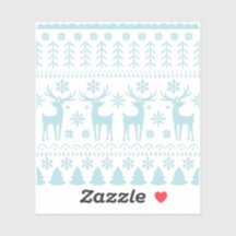 Arctic Blue Folk Art thème hiver