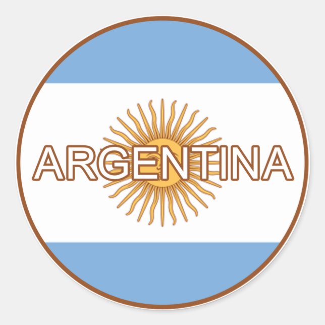 Sticker argentin Euro (Devant)