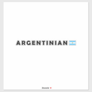 Sticker Argentine, je suis argentin