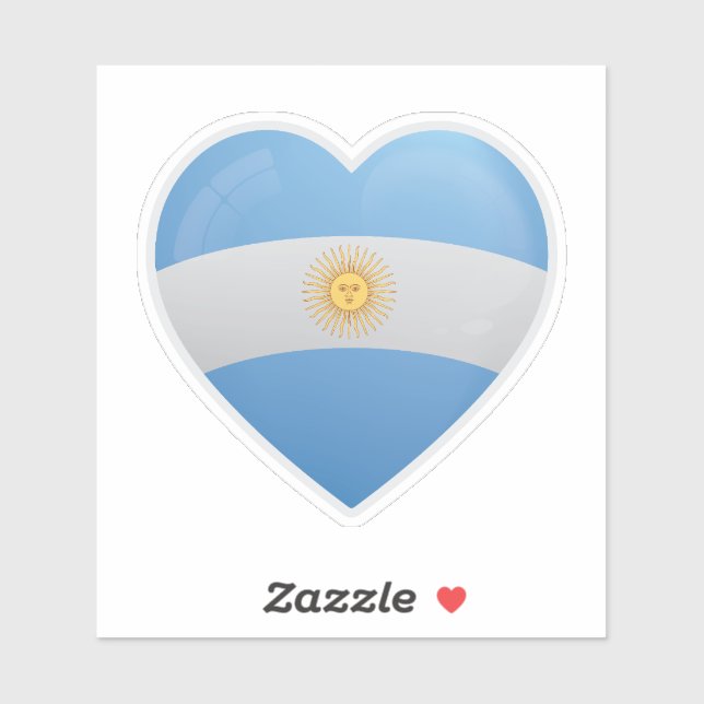 Sticker Argentine Love Icon (Feuille)