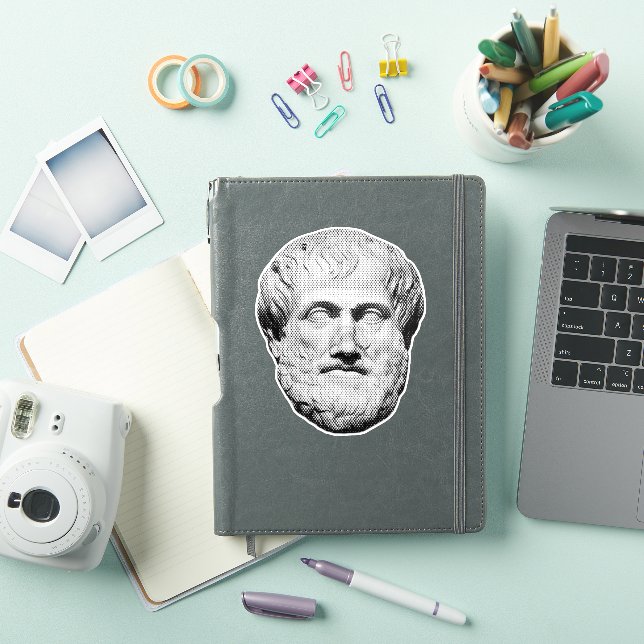 Sticker Aristote philosophe grec (Couverture iPad)