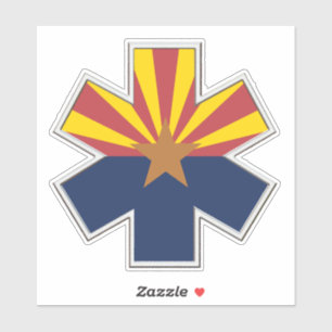 Sticker Arizona EMS Star of Life
