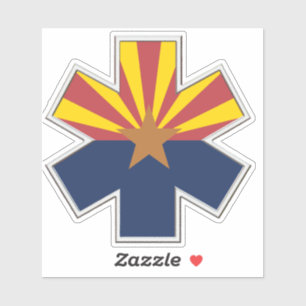 Sticker Arizona EMS Star of Life