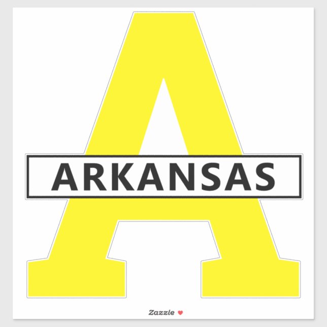 Sticker Arkansas (Feuille)