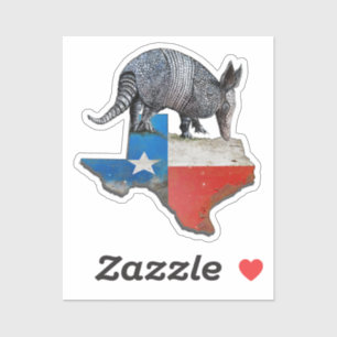 Sticker Armadillo du Texas