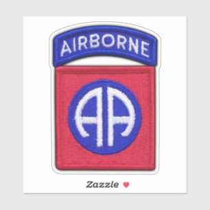 Sticker Armée 82e ABN DIV Fort Bragg Contour