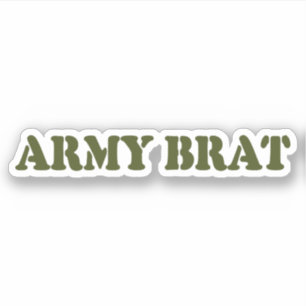 STICKER ARMÉE BRAT
