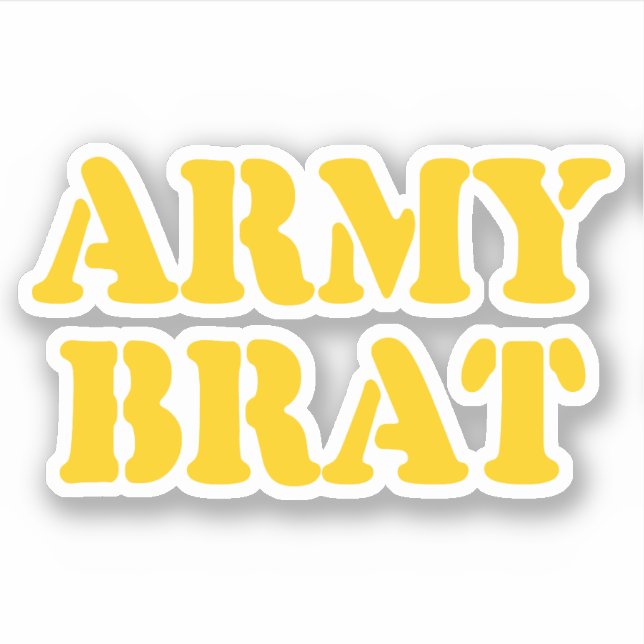 STICKER ARMÉE BRAT (Devant)