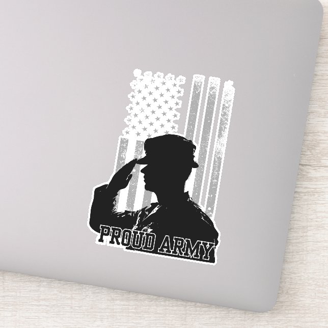 Sticker Armée Fière (Détail)