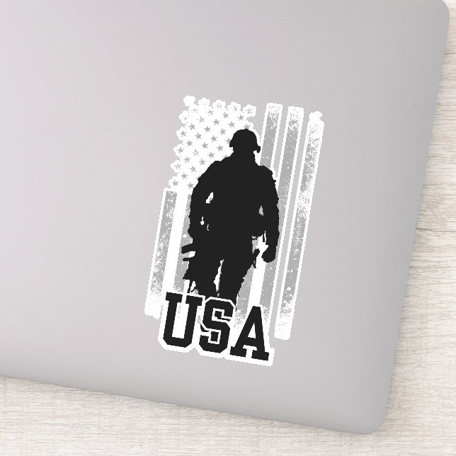 Sticker Armée USA (Détail)