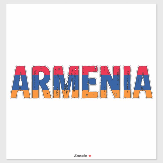 Sticker Arménie, Arménie (Feuille)