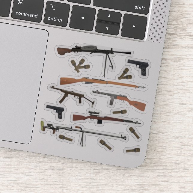 Sticker Armes soviétiques 2ÈME GUERRE MONDIALE (Détail)