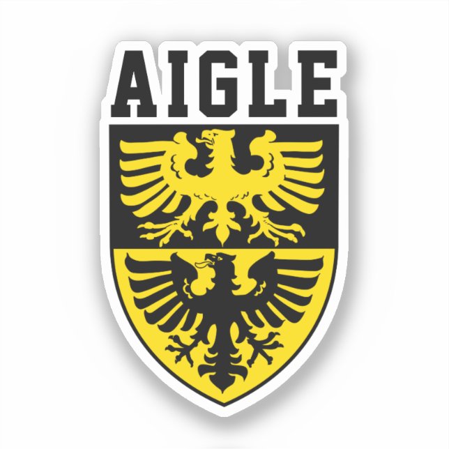 Sticker Armoiries d'Aigle, Suisse (Recto)