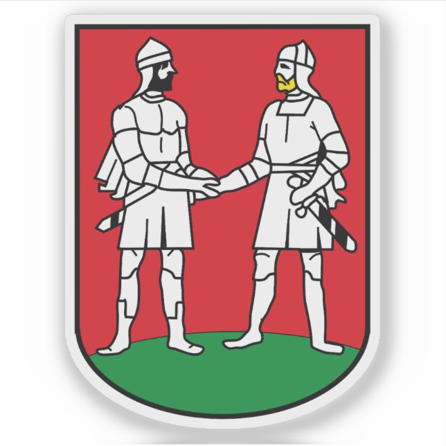 Sticker Armoiries de Bünde, Allemagne (Devant)