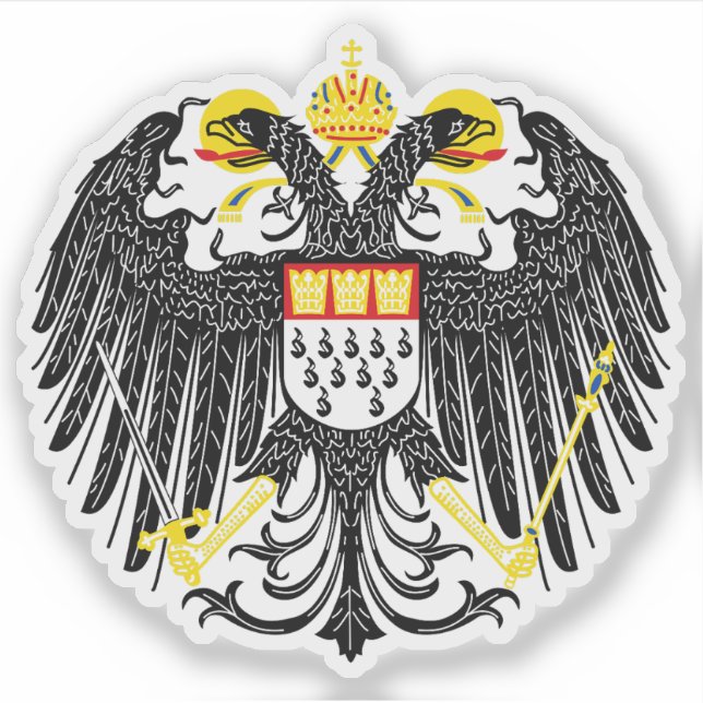 Sticker Armoiries de Cologne (Cologne), Allemagne (Devant)