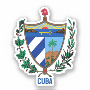 Sticker Armoiries de Cuba