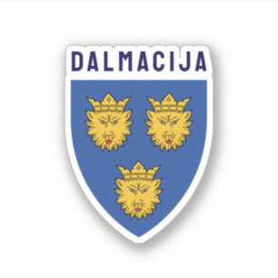 Sticker Armoiries de Dalmatie, Croatie