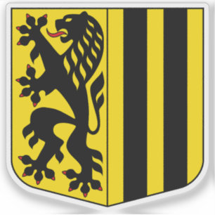 Sticker Armoiries de Dresde, Allemagne