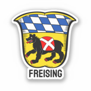 Sticker Armoiries de Freising, Allemagne