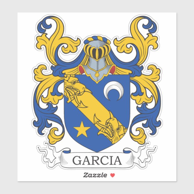 Sticker Armoiries de Garcia (Feuille)