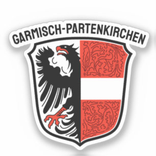 Sticker Armoiries de Garmisch-Partenkirchen, Allemagne