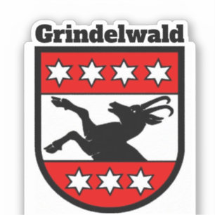 Sticker Armoiries de Grindelwald, Suisse