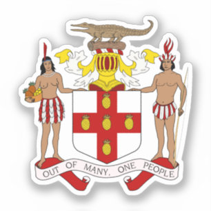 Sticker Armoiries de Jamaïque