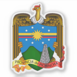 Sticker Armoiries de la province de Pichincha, Équateur