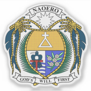 Sticker Armoiries de la République de Nauru