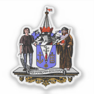 Sticker Armoiries de la ville de Southend-on-Sea, Angleter