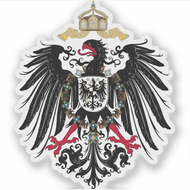 Sticker Armoiries de l'Empire allemand (1871-1918) (Devant)