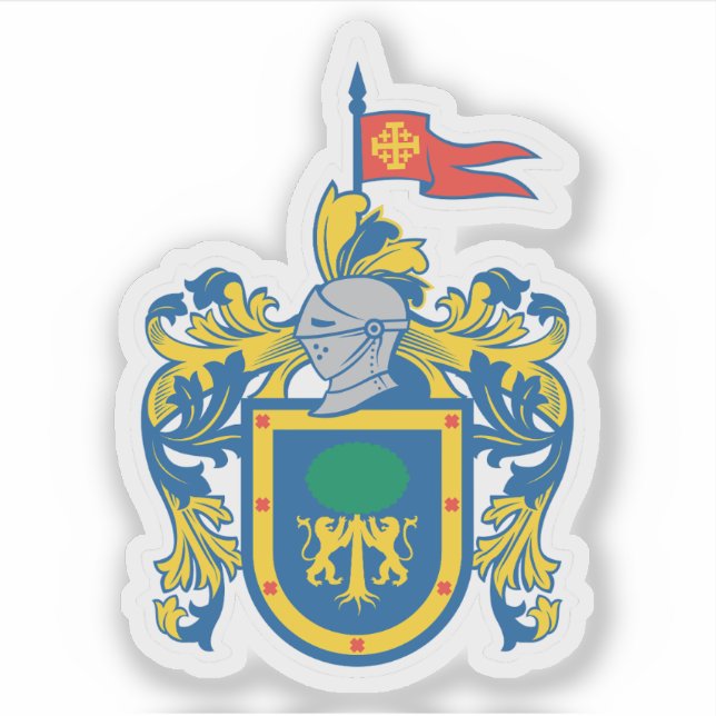 Sticker Armoiries de l'État de Jalisco, Mexique (Devant)