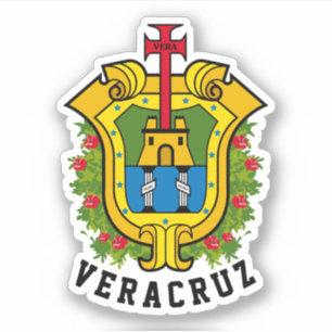 Sticker Armoiries de l'État de Veracruz (Mexique)
