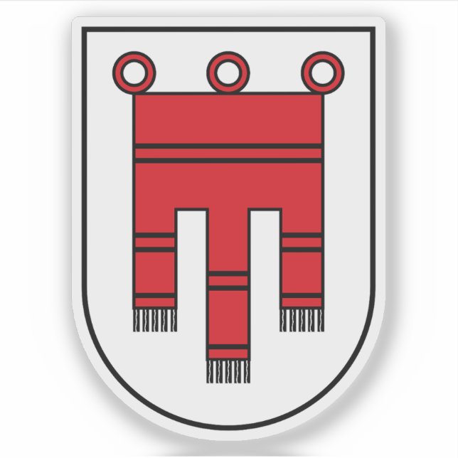 Sticker Armoiries de l'Etat de Vorarlberg, Autriche (Devant)
