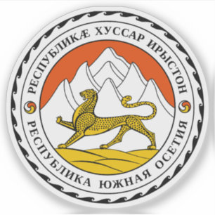Sticker Armoiries de l'Ossétie du Sud