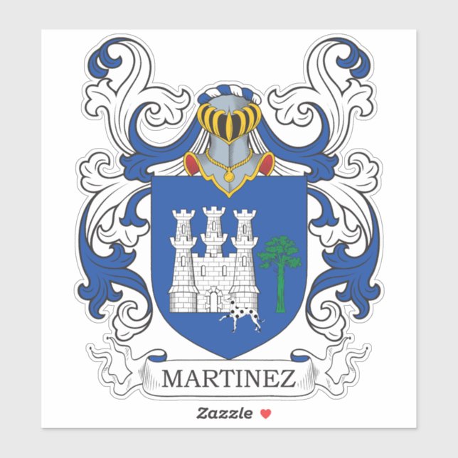 Sticker Armoiries de Martinez (Feuille)