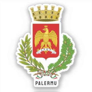Sticker Armoiries de Palerme - ville, Sicile