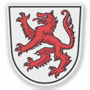 Sticker Armoiries de Passau, Allemagne