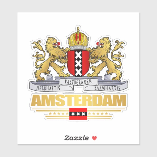 Sticker Armoiries de Pays-Bas (Feuille)